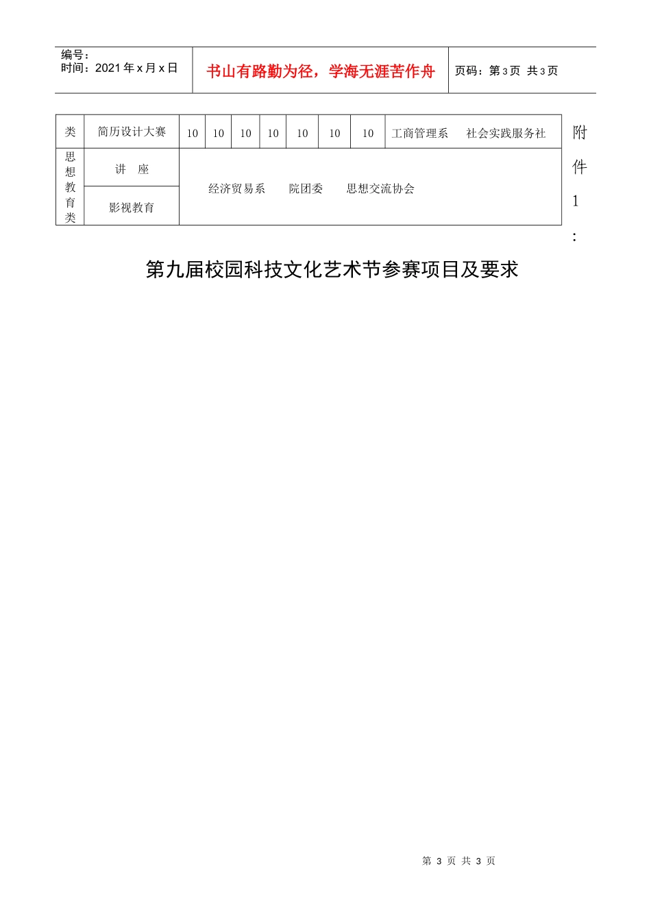 工商管理系机械工程系计算机系艺术系_第3页