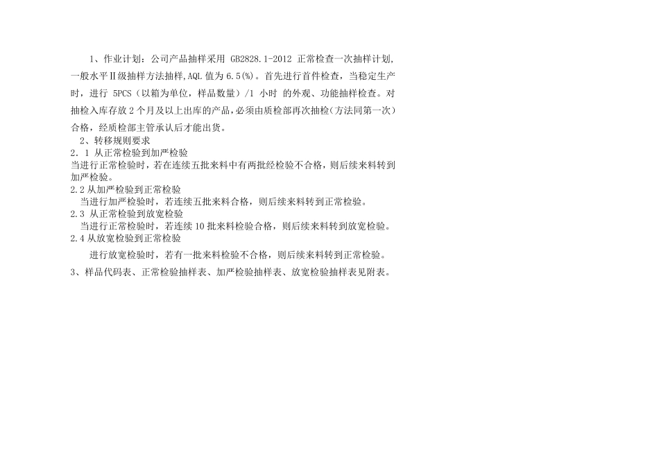 产品抽样标准规程_第2页