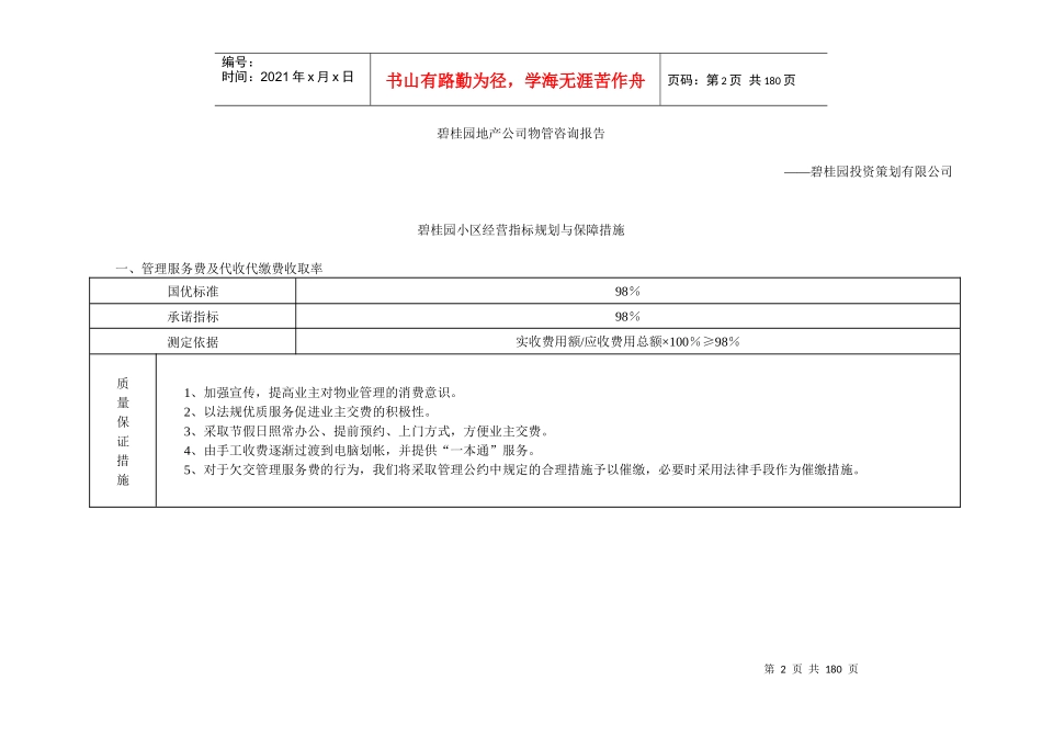 某地产管理处物业管理方案_第2页