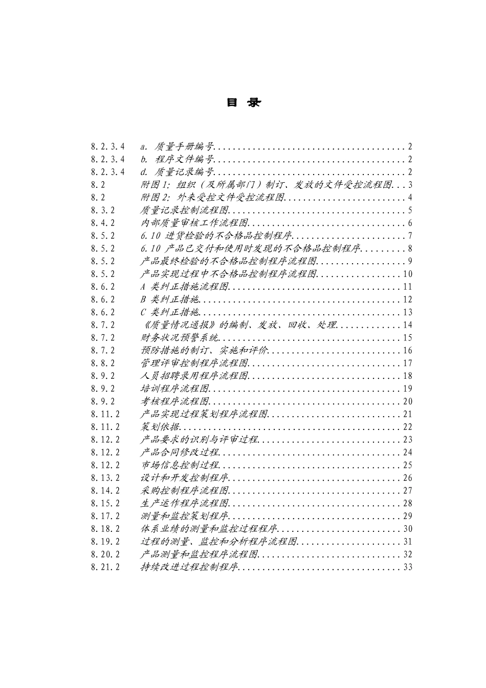 质量手册编号(DOC38页)_第1页