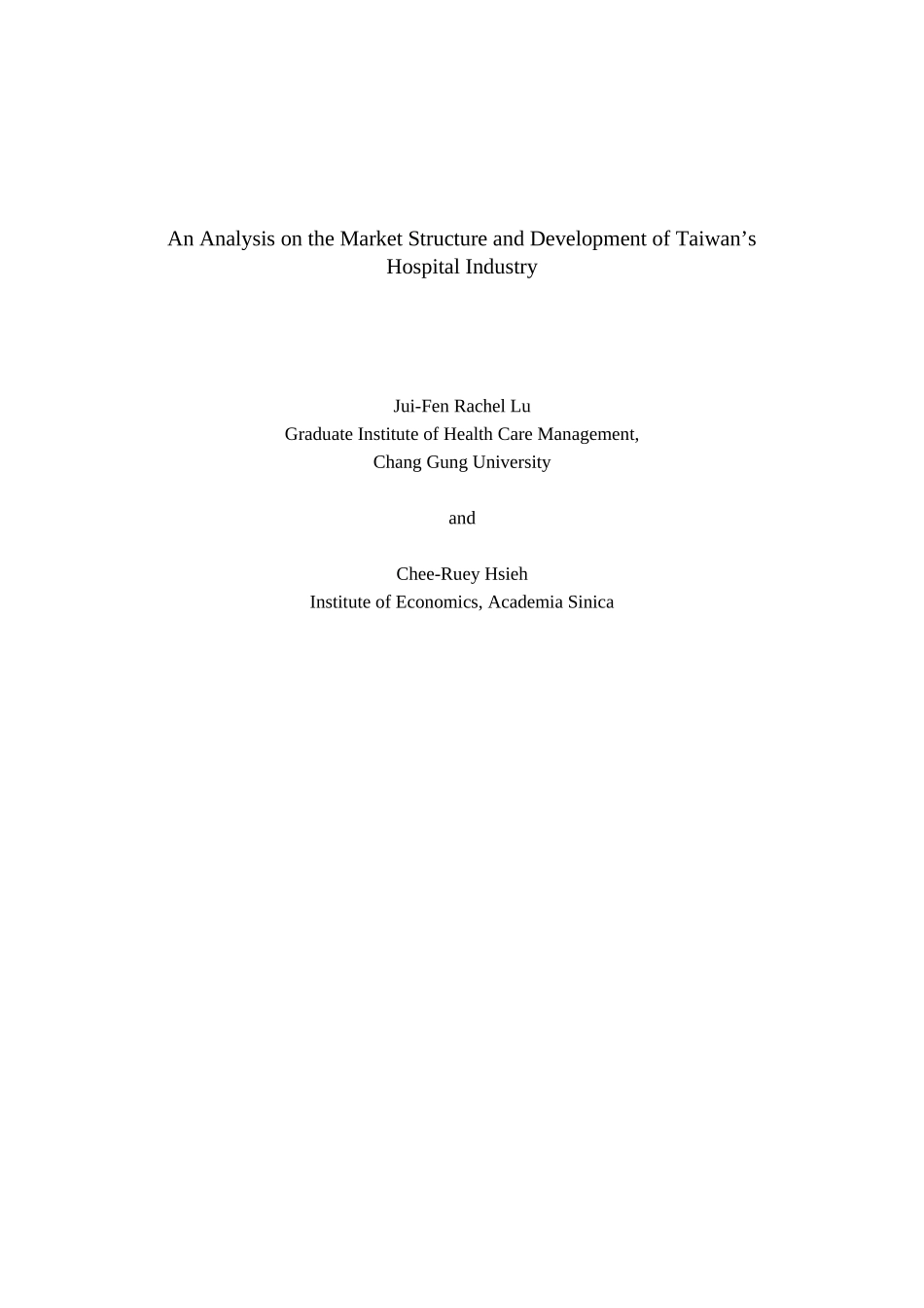 台湾医院产业的市场结构与发展趋势分析（ 48页）_第3页