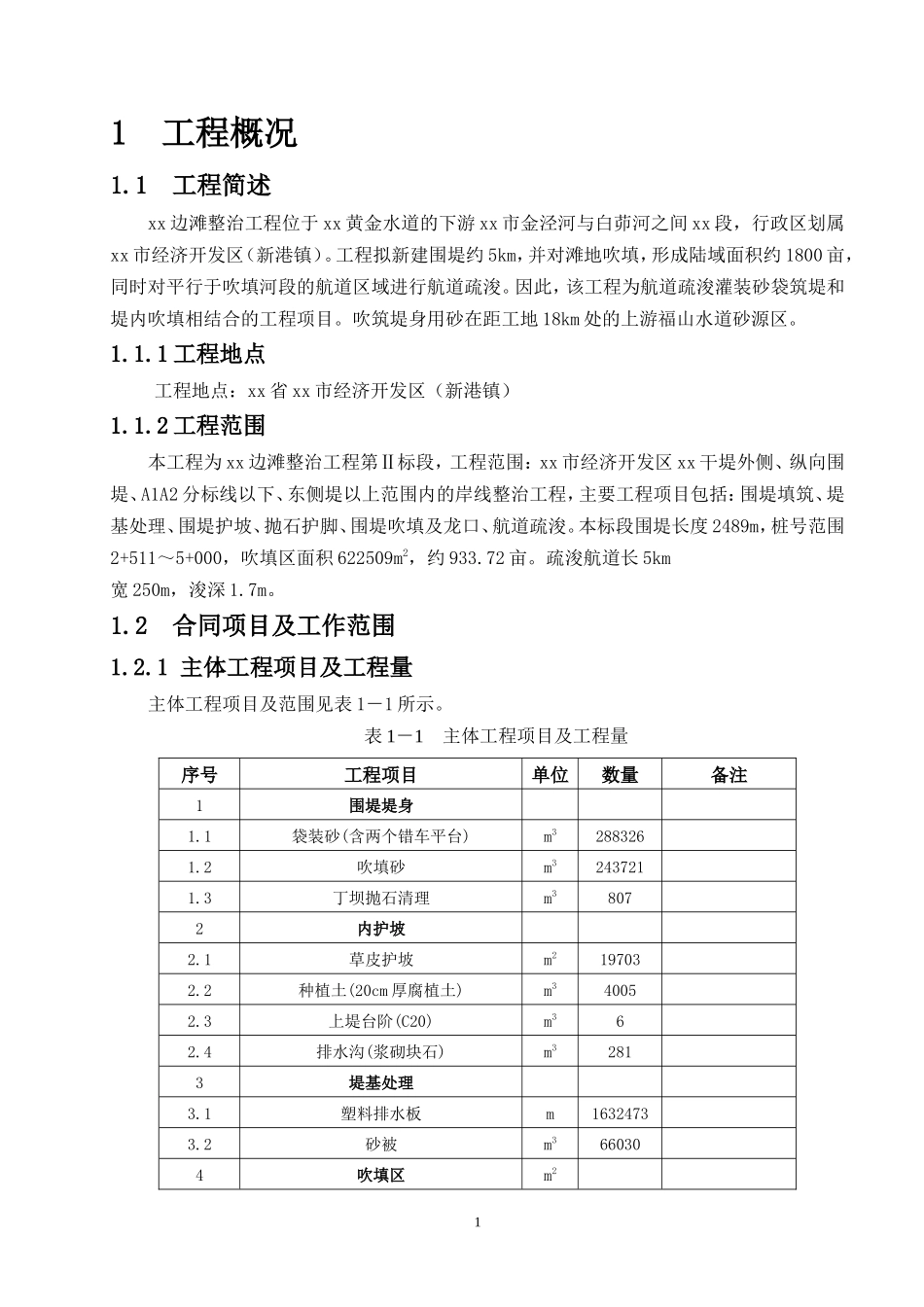某围堤、疏浚工程施工组织设计(DOC119页)_第1页