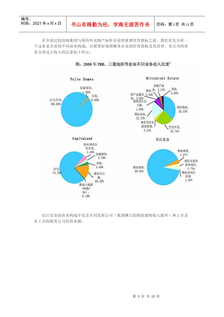 沿海集团与国际房地产标杆企业SGPP比较_第3页