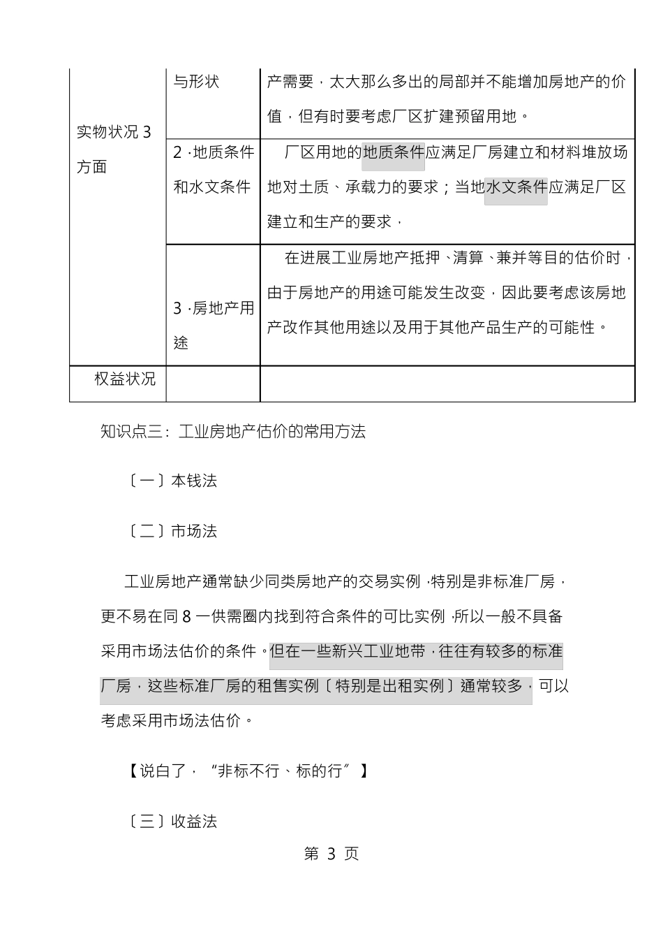 工业房地产估价汇总_第3页
