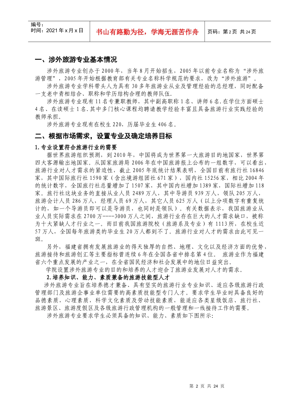 旅游职业认知报告_第2页