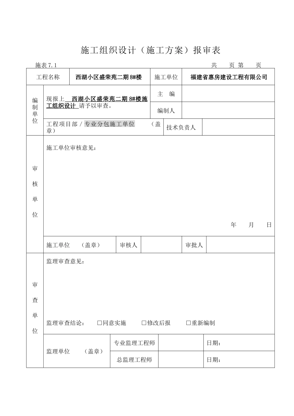 某小区楼工程施工组织设计方案_第2页