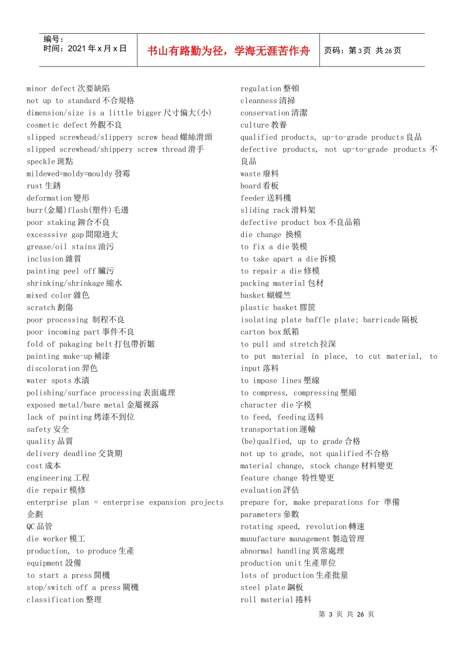 模具相关英语_第3页