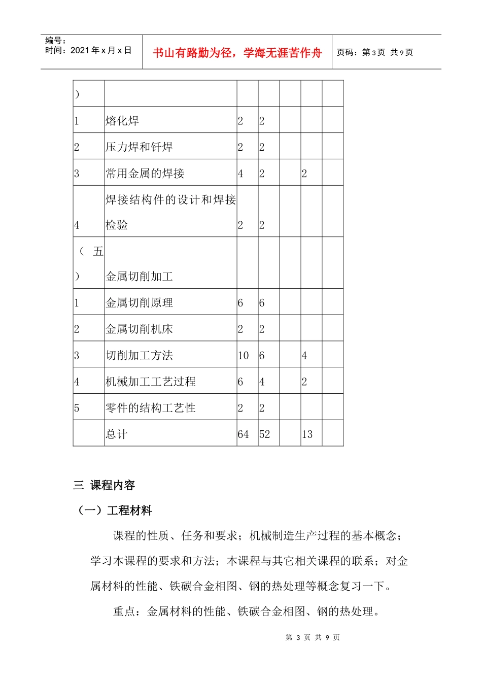 机械制造基础-欢迎光临南通航运职业技术学院_第3页