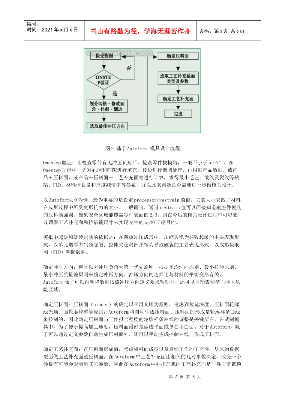 汽车覆盖件低熔点试制模具的开发和仿真_第3页