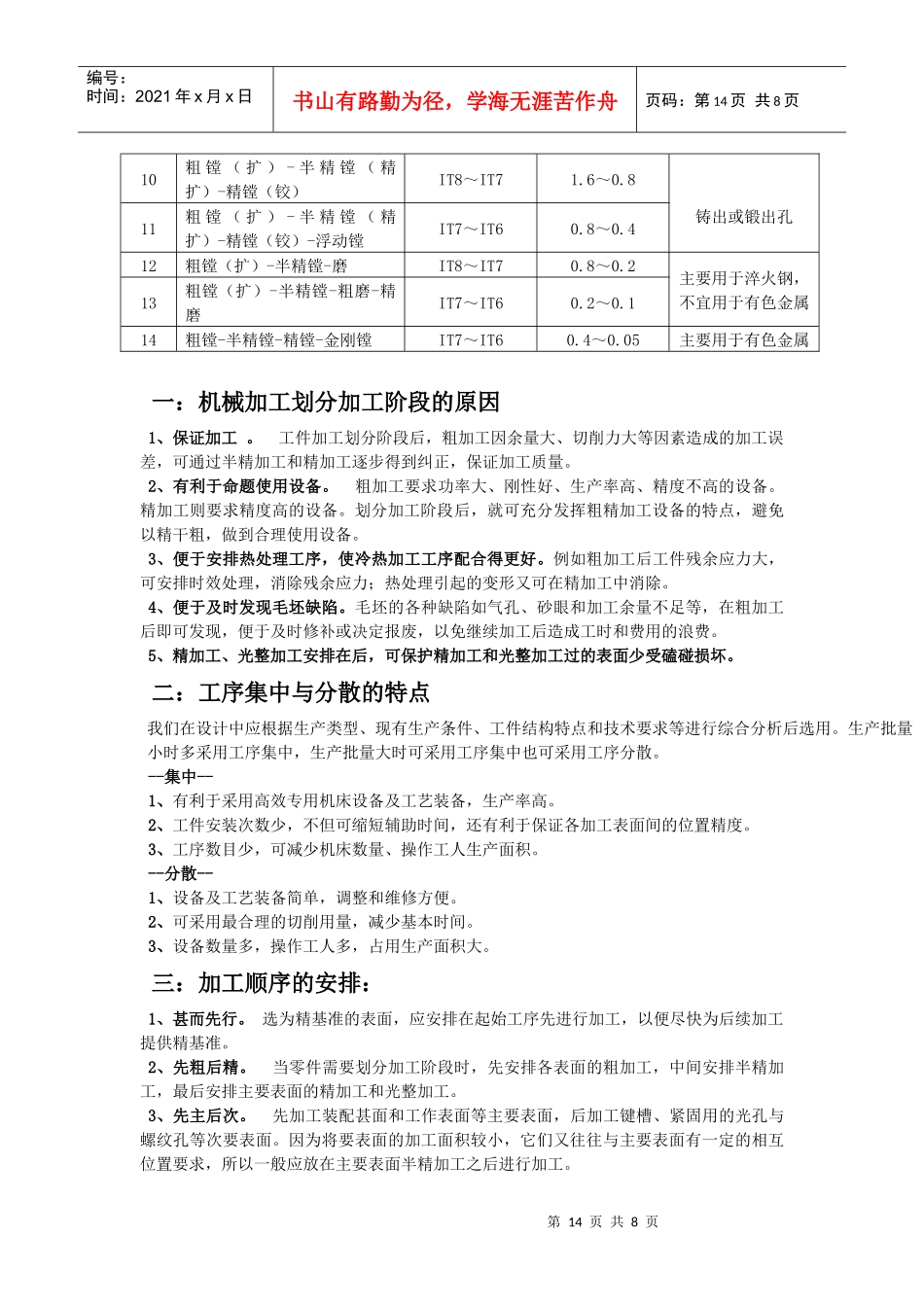 机械加工工艺、工时计算、生产成本、工艺拟定总则_第3页