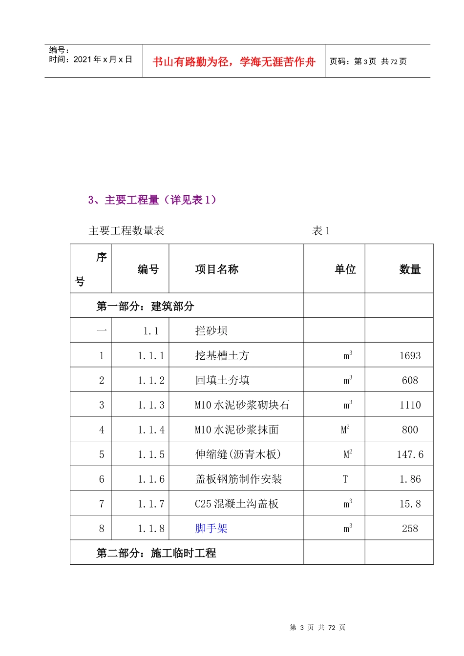 水沟泥石流治理工程施工组织设计_第3页