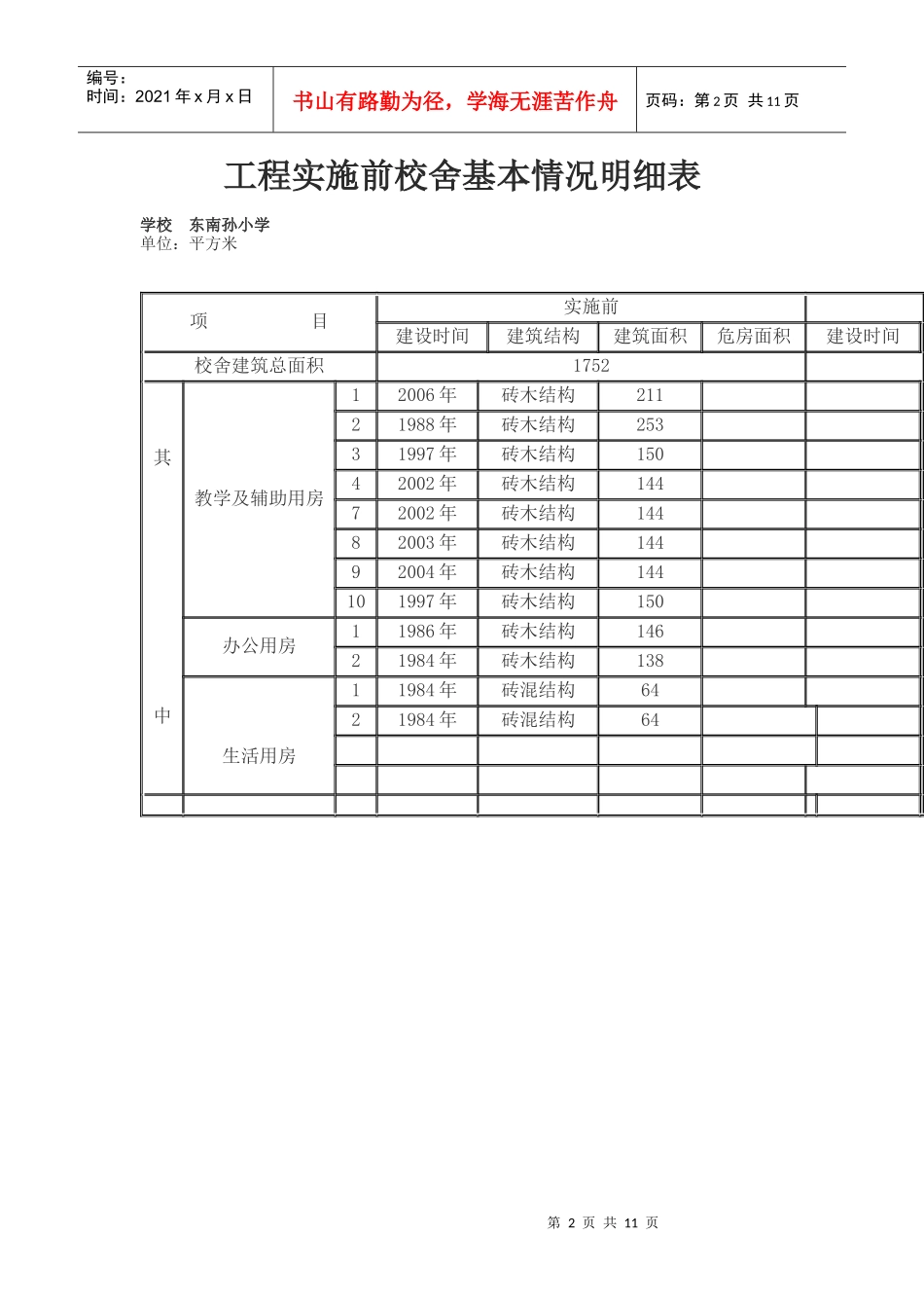 校舍安全工程档案材料_第2页
