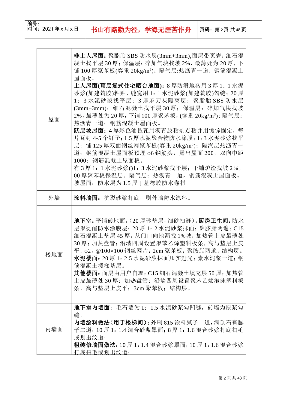 棕榈砖混＃施工组织设计(DOC72页)_第2页