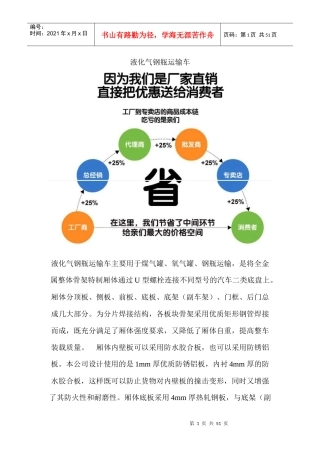 液化气钢瓶运输车（DOC51页）