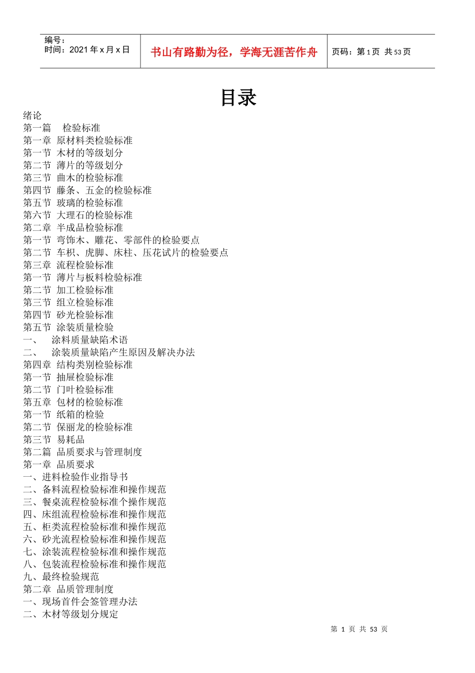 木家具检验品质标准_第1页