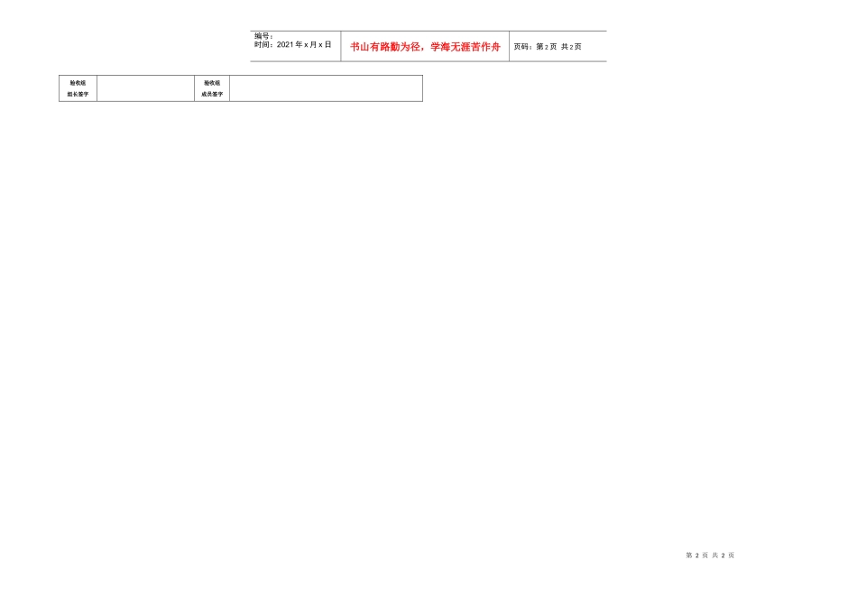 晋城市地方煤矿复工验收标准及检查评定表doc-附件2：_第2页