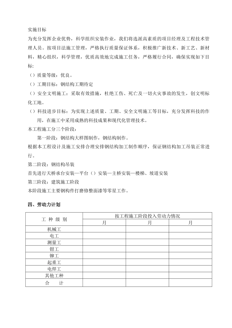 武汉某人行天桥钢结构工程施工组织设计_第3页