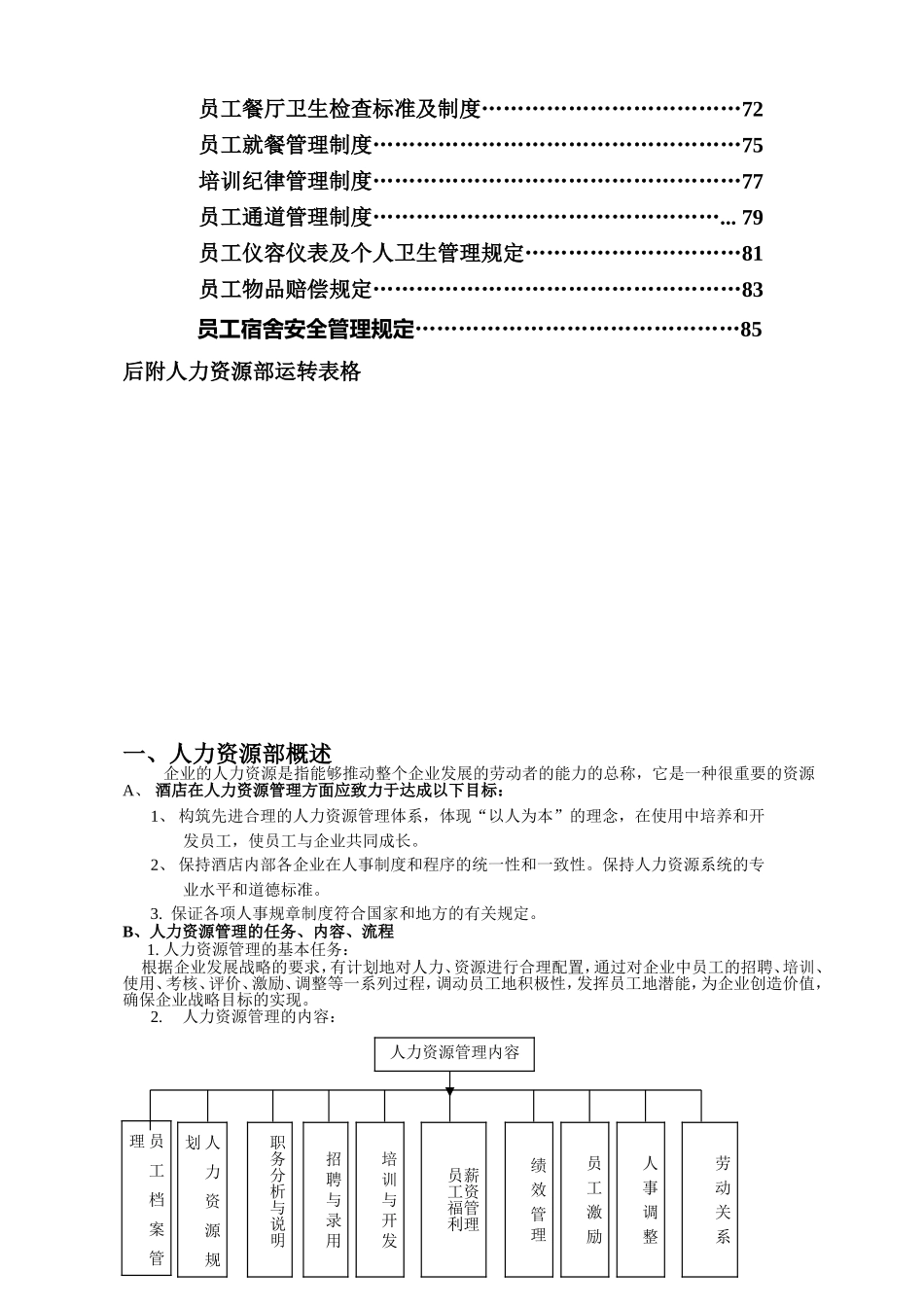 某某大酒店人力资源部作业手册_第3页