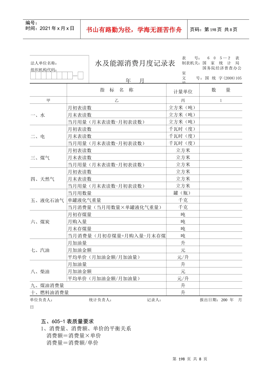 水及能源消费表（605、605-1表）_第3页