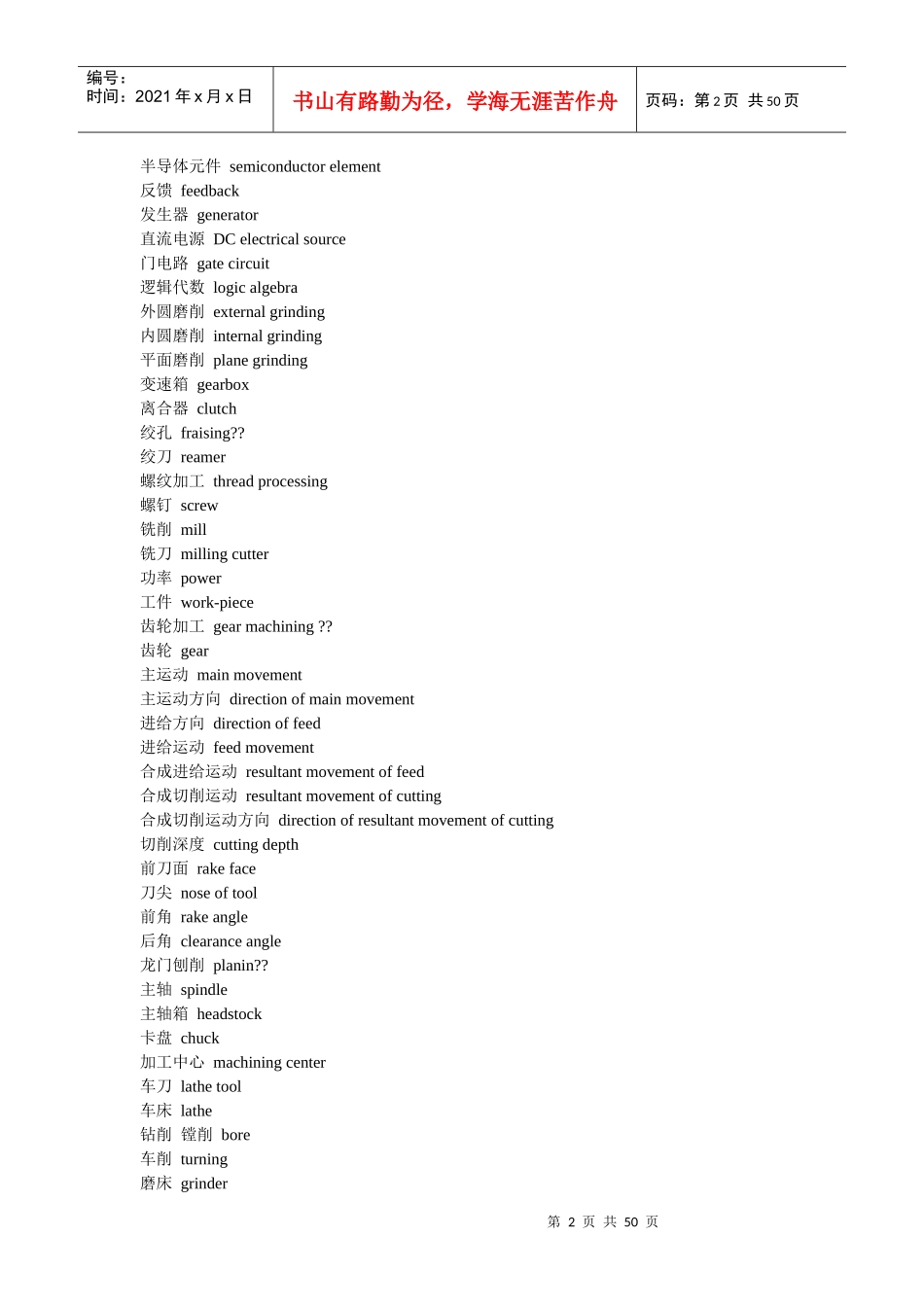 机械英语587437421_第2页