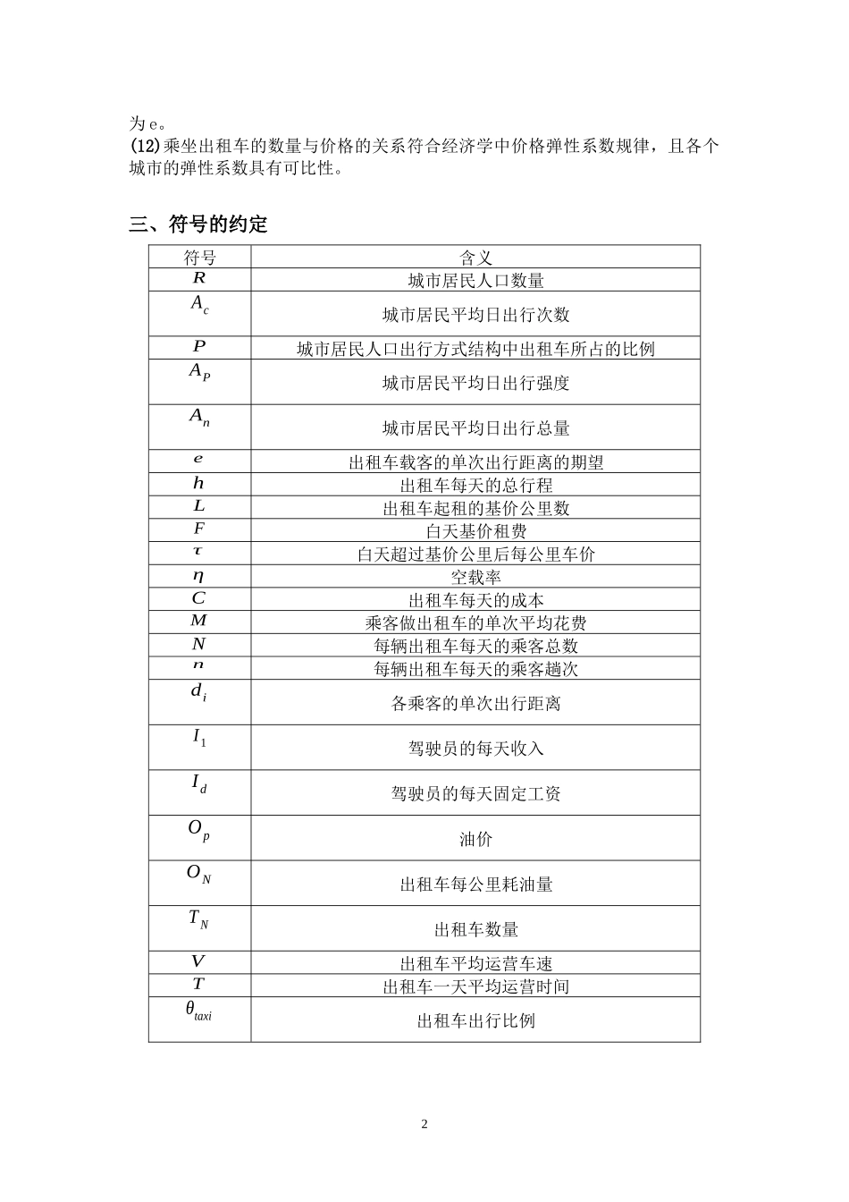 毕业论文城市交通管理中的出租车规划_第3页