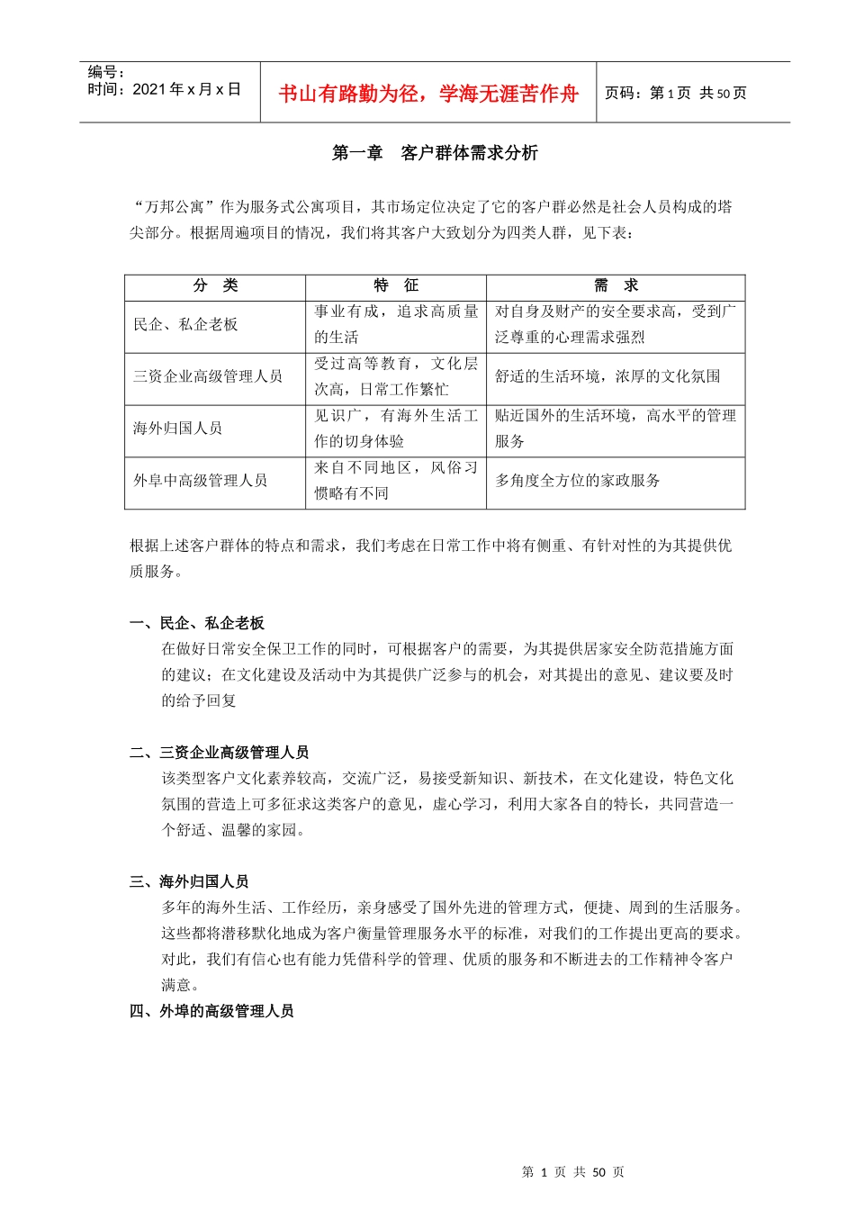 某公寓物业管理方案书_第3页