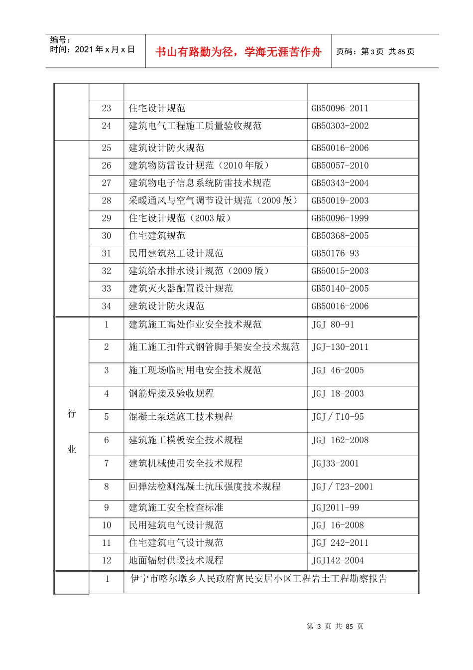 某安居小区施工组织设计群体工程_第3页