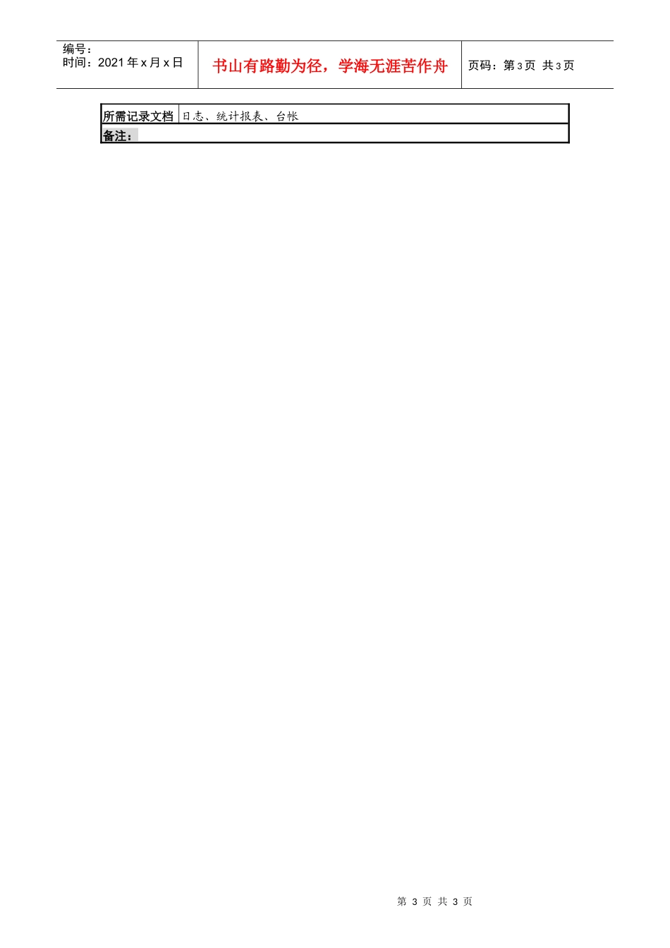 某啤酒企业瓶厂麻袋保管员岗位说明书_第3页