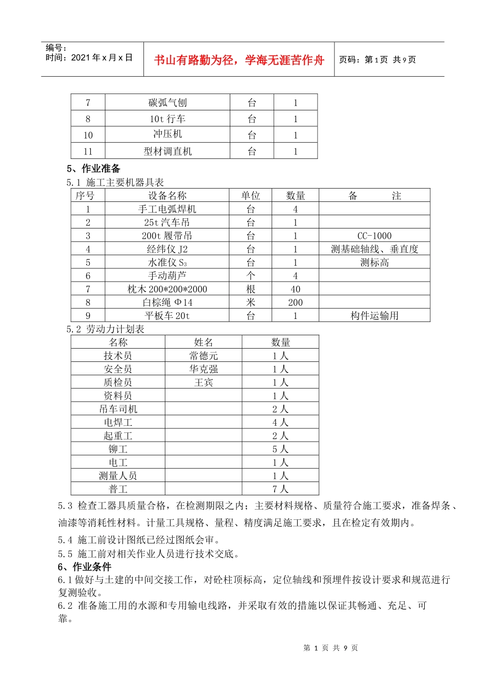 本工程为XXX泥矸石电厂一期工程1#输煤栈桥钢桁架制作安装工程。1#输煤_第2页