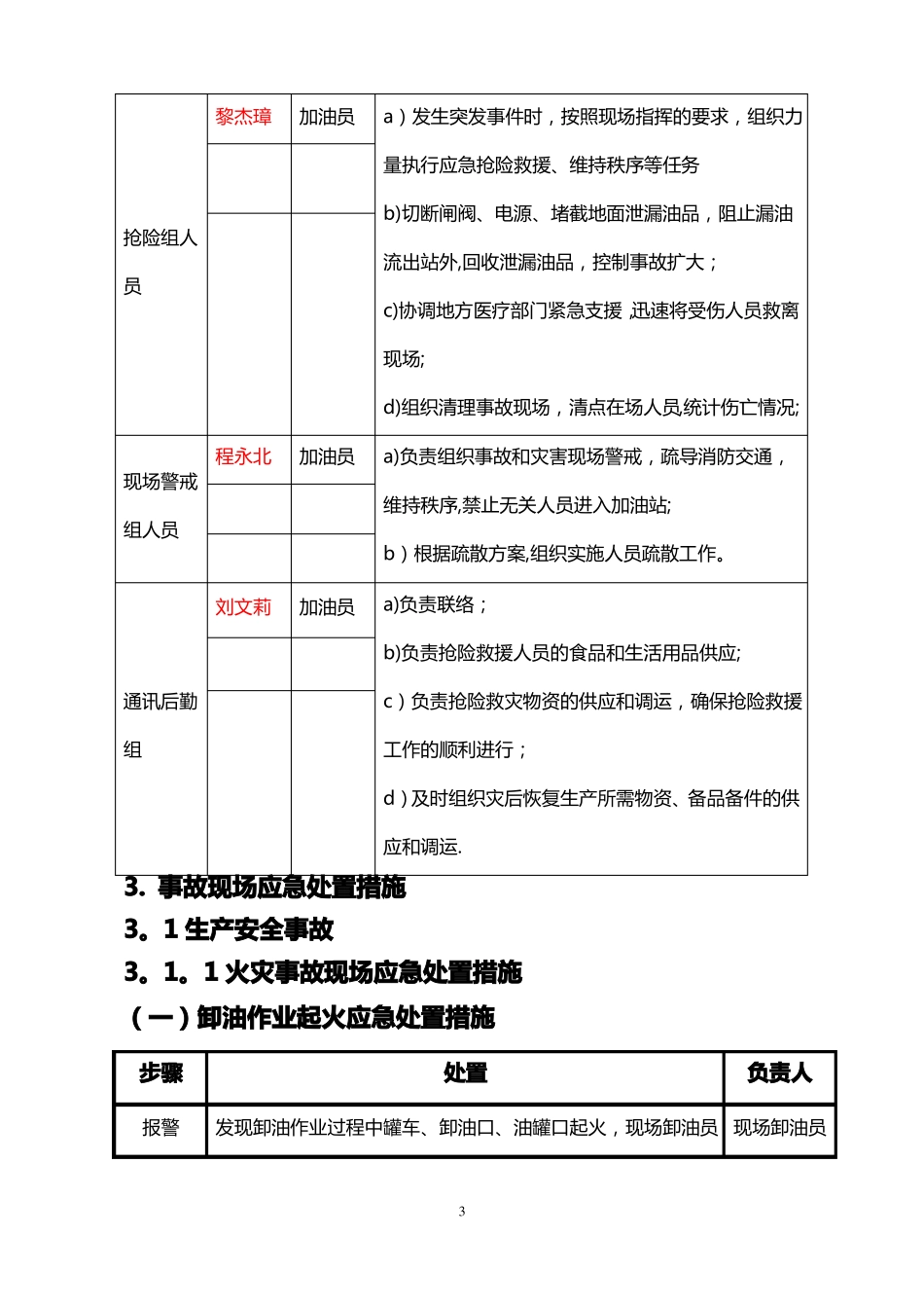 加油站事故现场处置方案_第3页