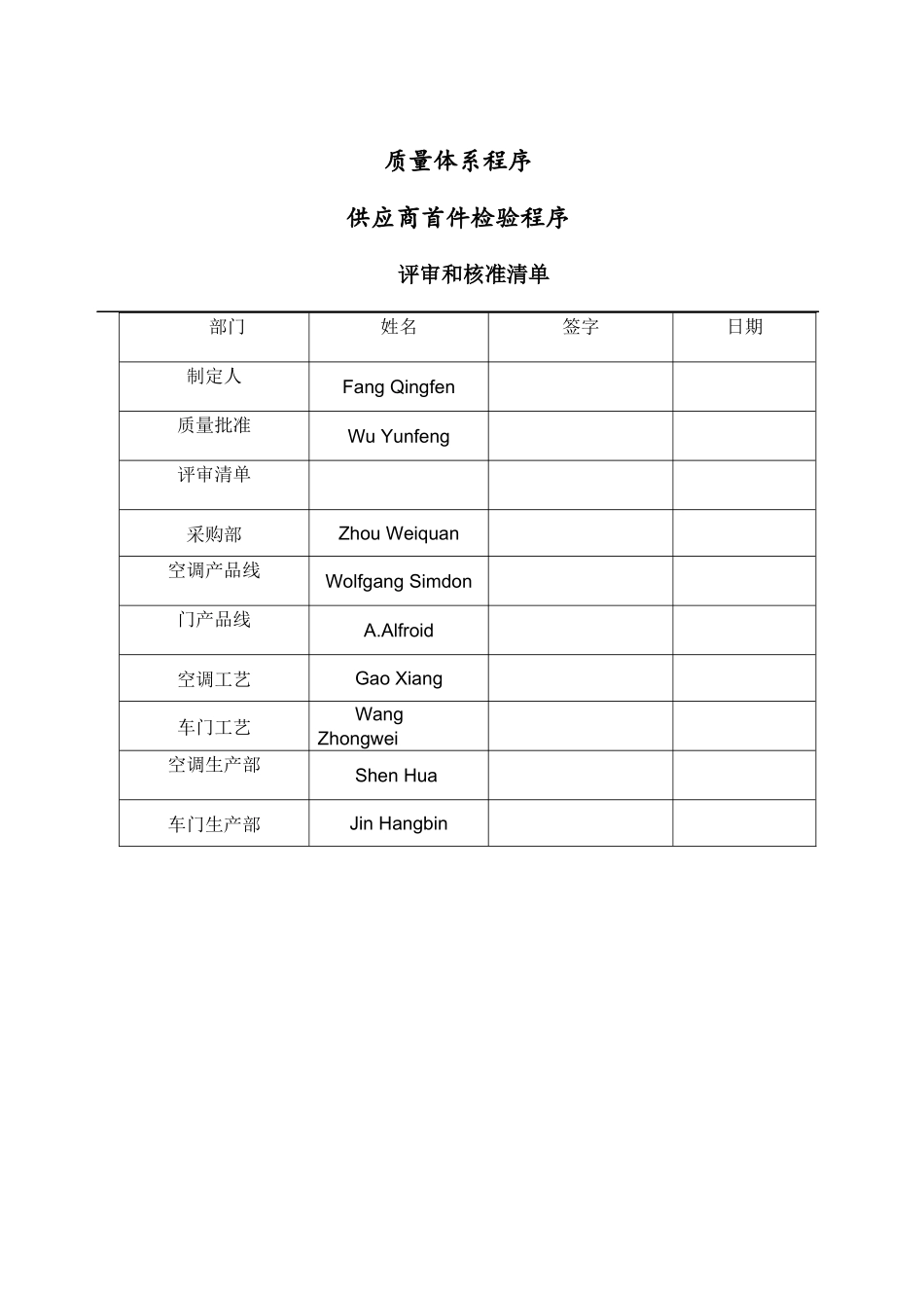 质量体系程序_第1页