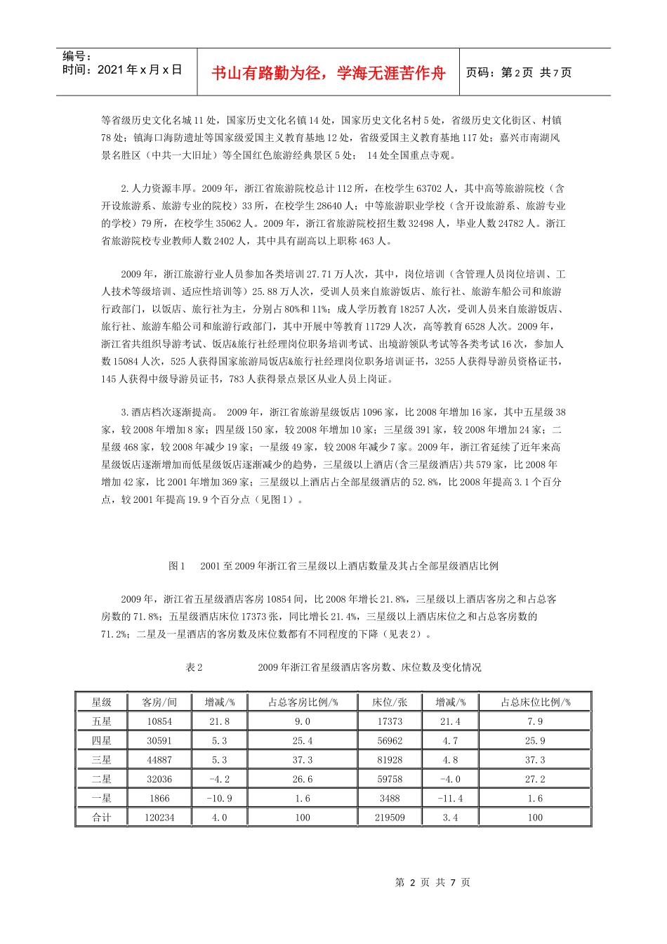 浙江旅游业发展现状研究_第2页