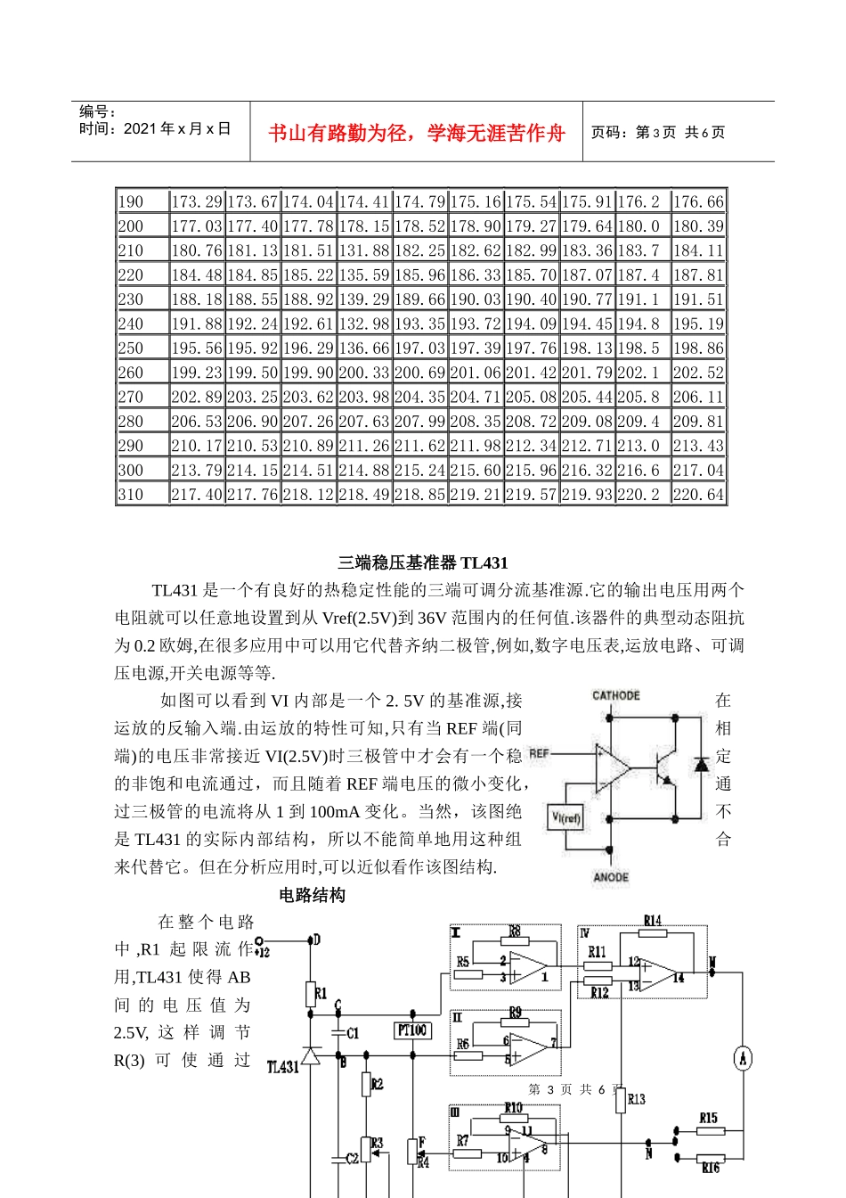 校研究性学习-研究性学习—电子温度计的制作论文_第3页