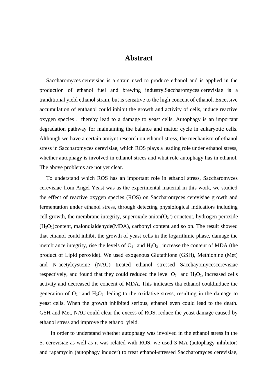 活性氧在酿酒酵母乙醇胁迫中的作用_第2页