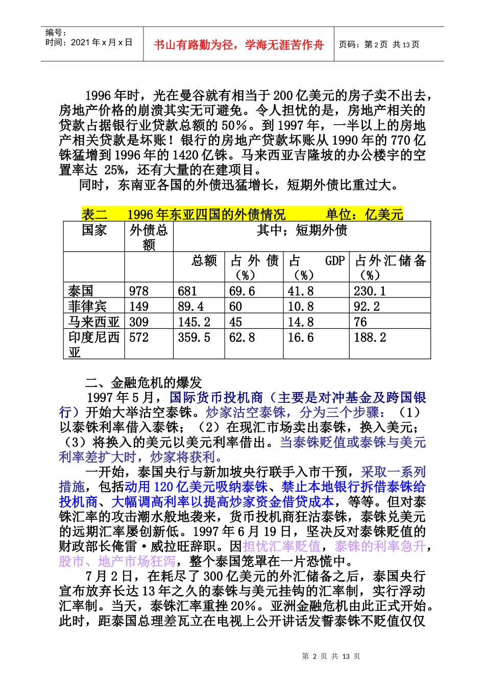 案例：东南亚金融危机与香港金融保卫战_第2页