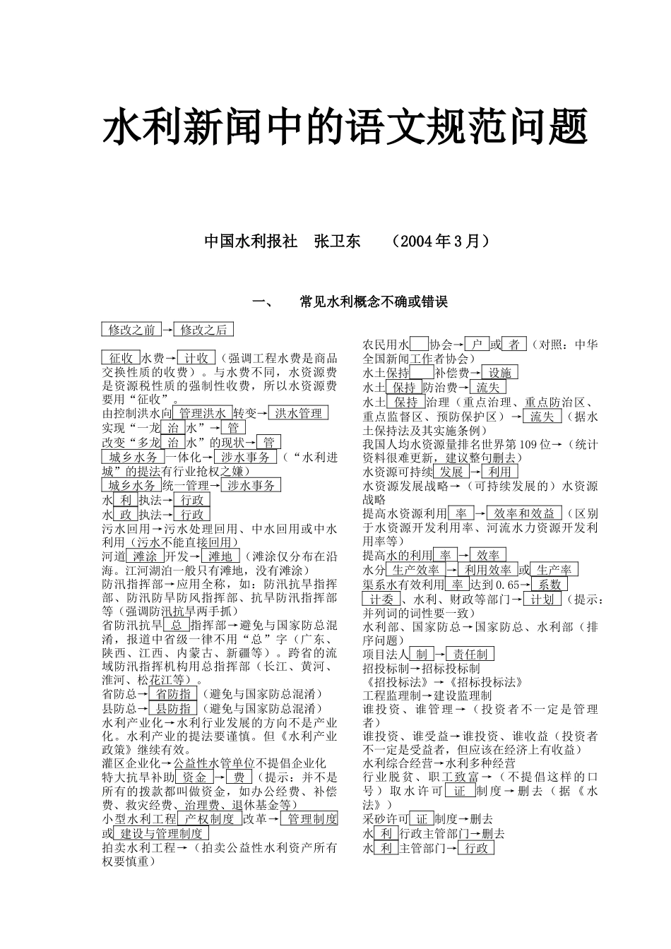 水利新闻中的语文规范问题_第1页