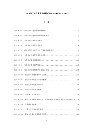 水利水电工程施工安全管理导则