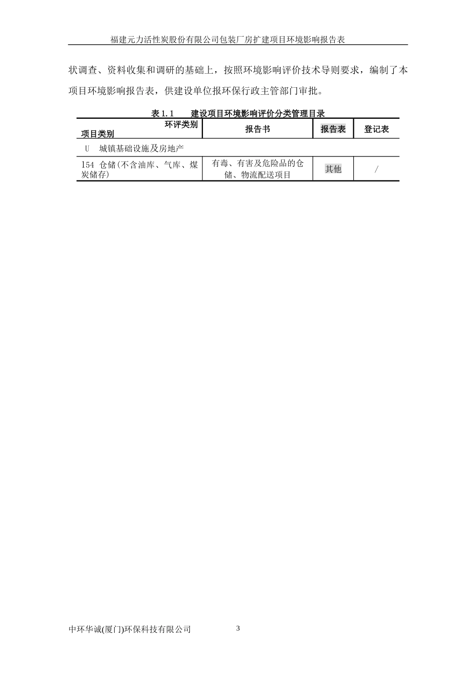 某公司包装厂房扩建项目环境影响报告表_第3页