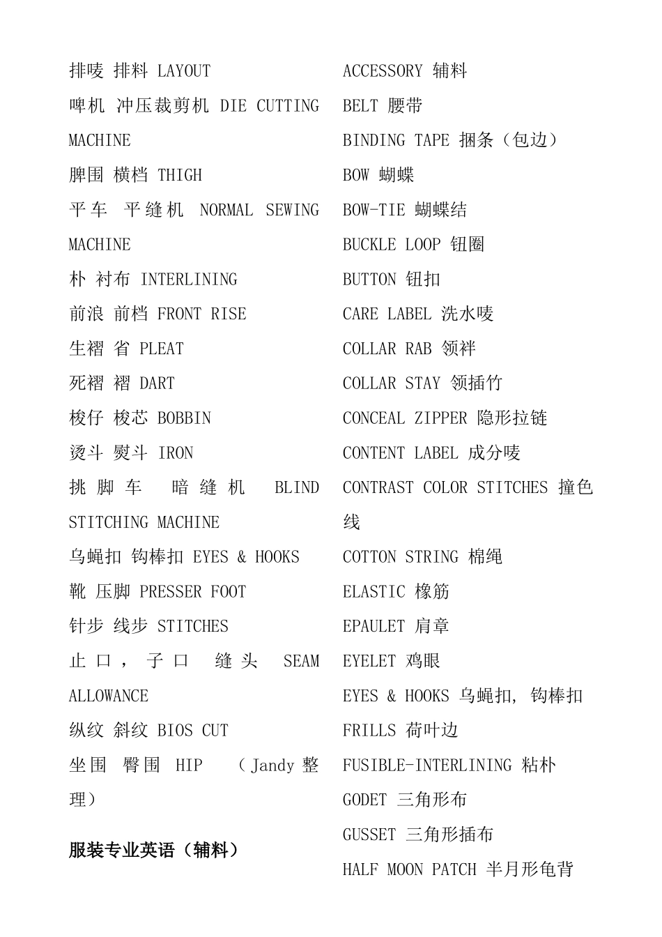 服装英语电子小词典(doc24)_第3页