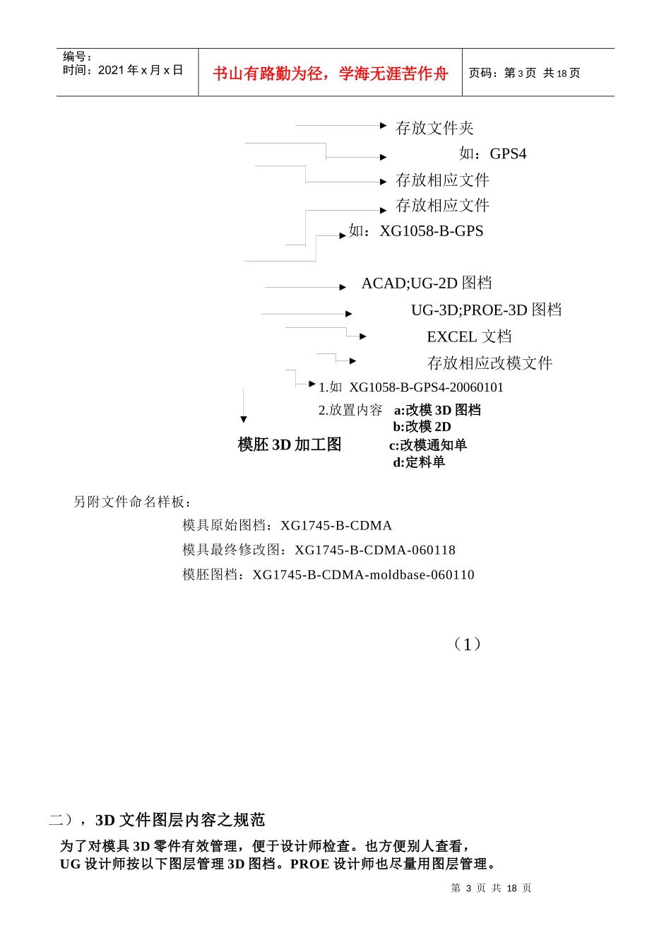 某塑胶工业有限公司模具设计内部规范_第3页