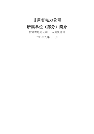 甘肃省电力公司