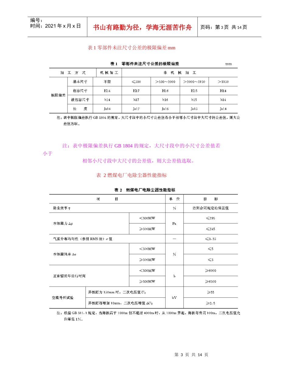 燃煤电厂电除尘器标准 DLT 514—939999554444_第3页