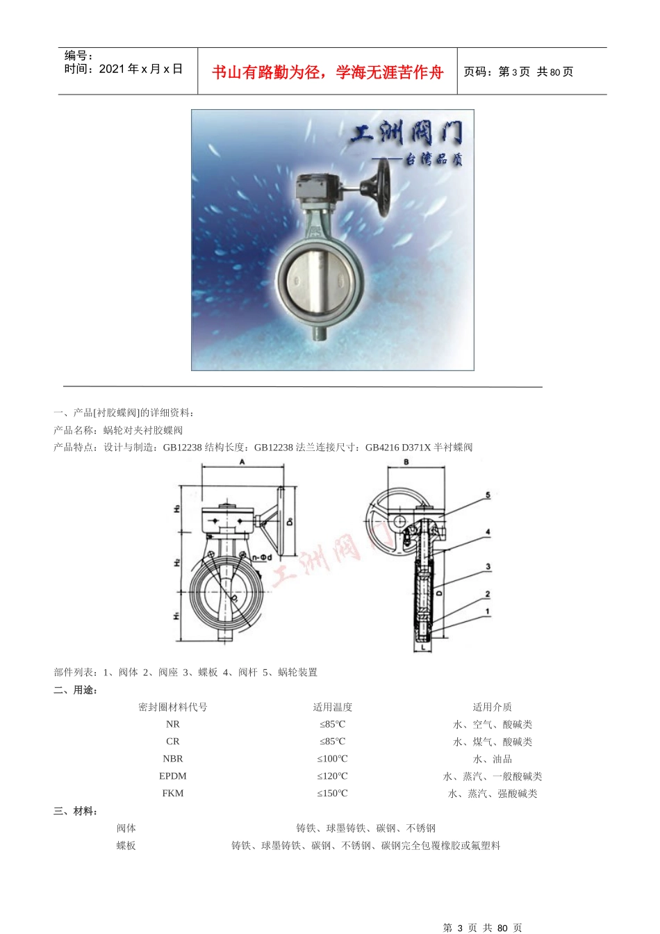 气动衬氟塑料调节阀介绍_第3页