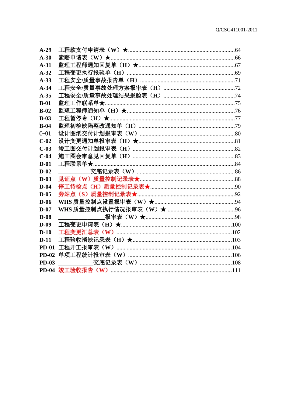 最新中国南方电网有限责任公司基建工程监理工作典型表_第3页