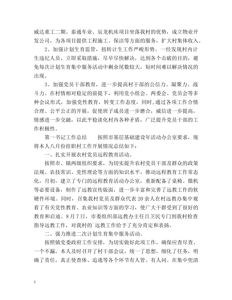 第一书记工作总结2 _第3页