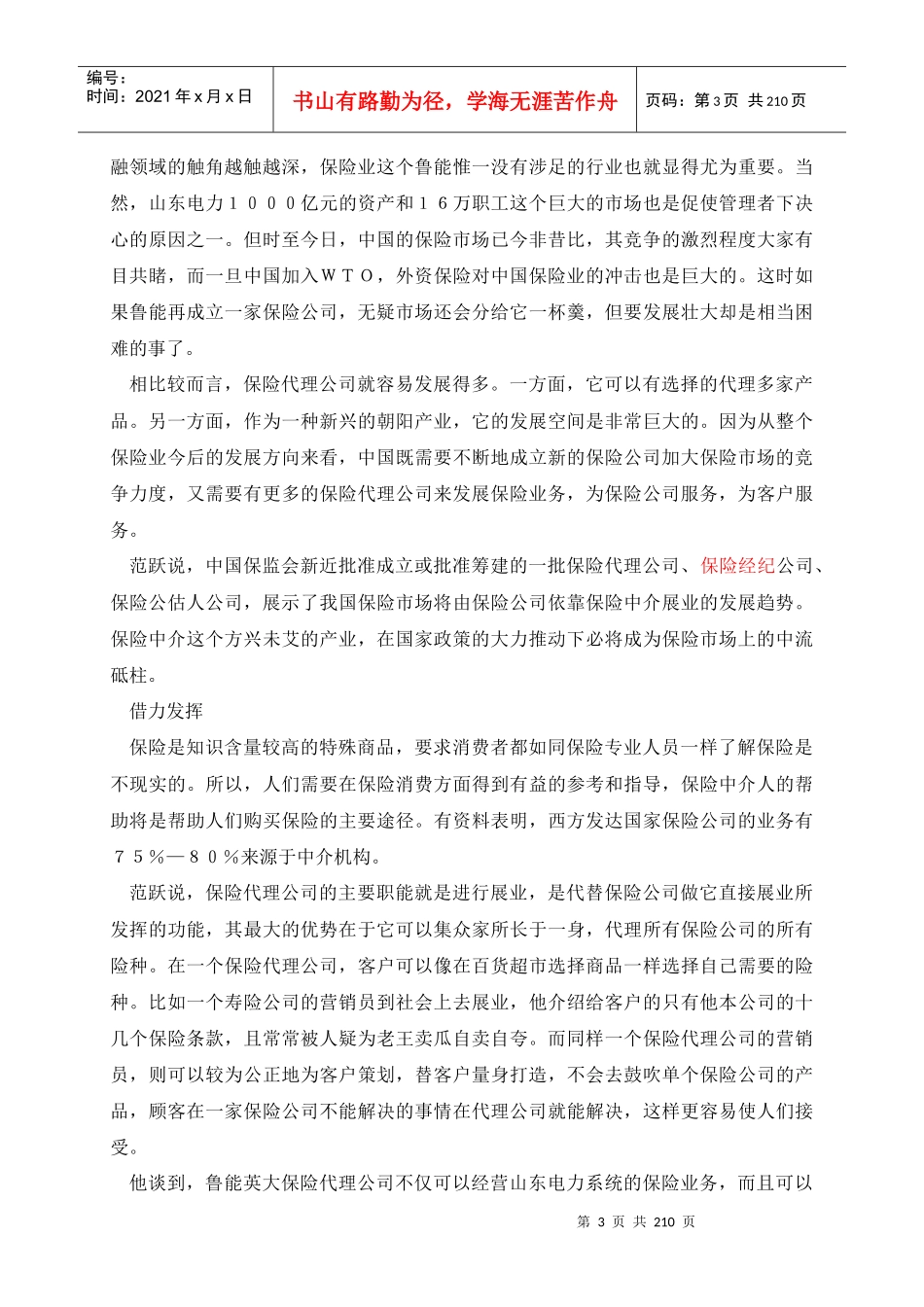 某公司保险管理规划中介_第3页