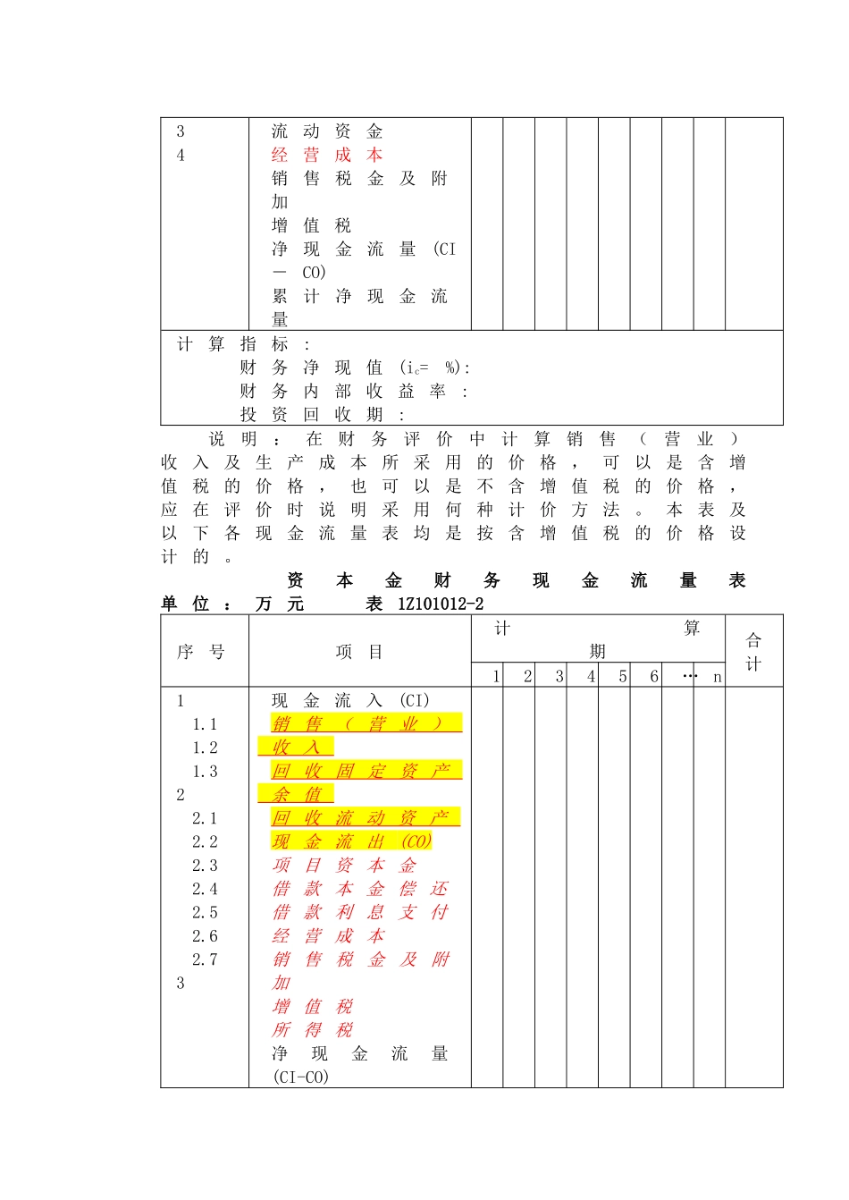 一建工程经济XXXXword版_第3页
