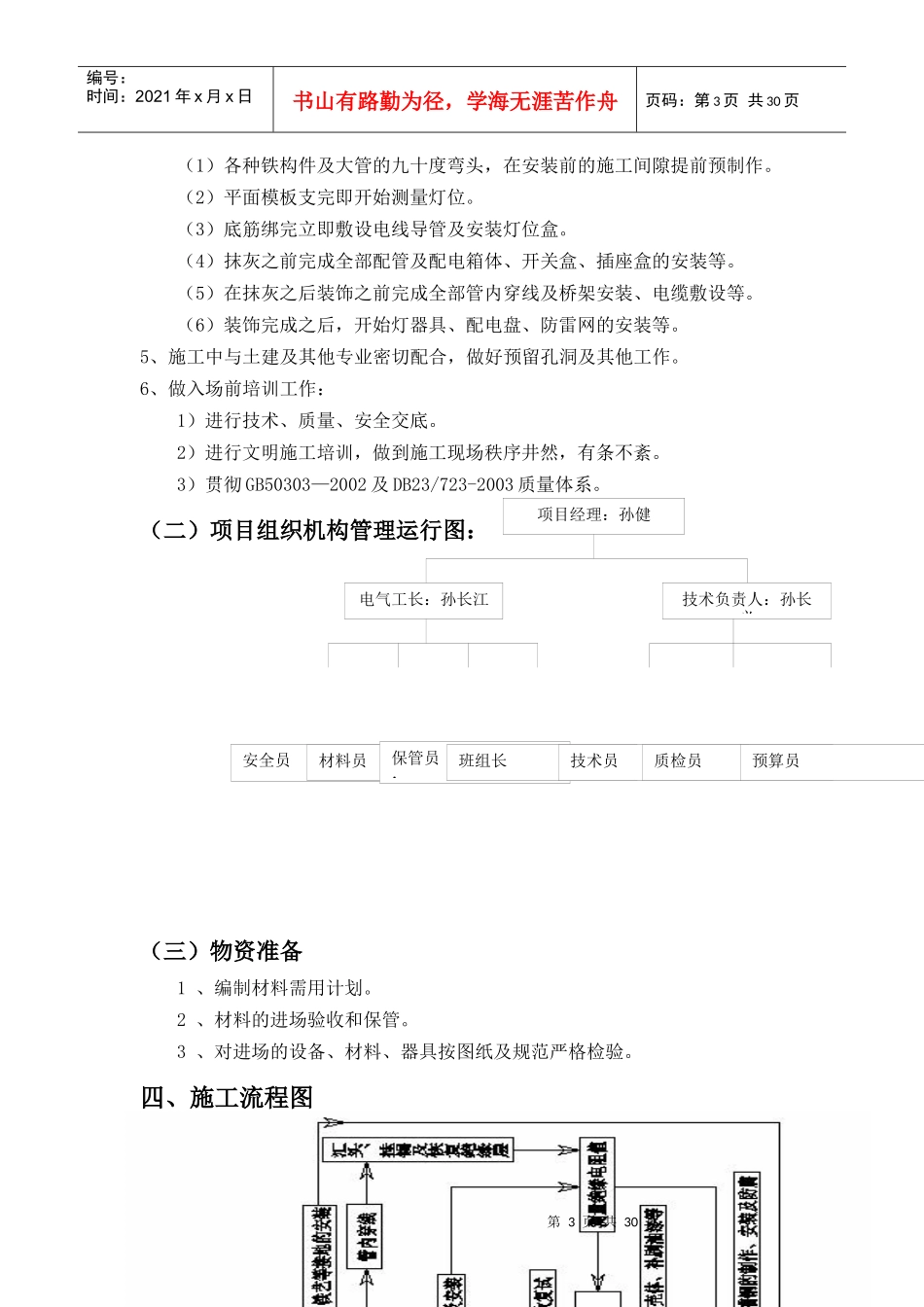 某楼电气施工组织设计_第3页