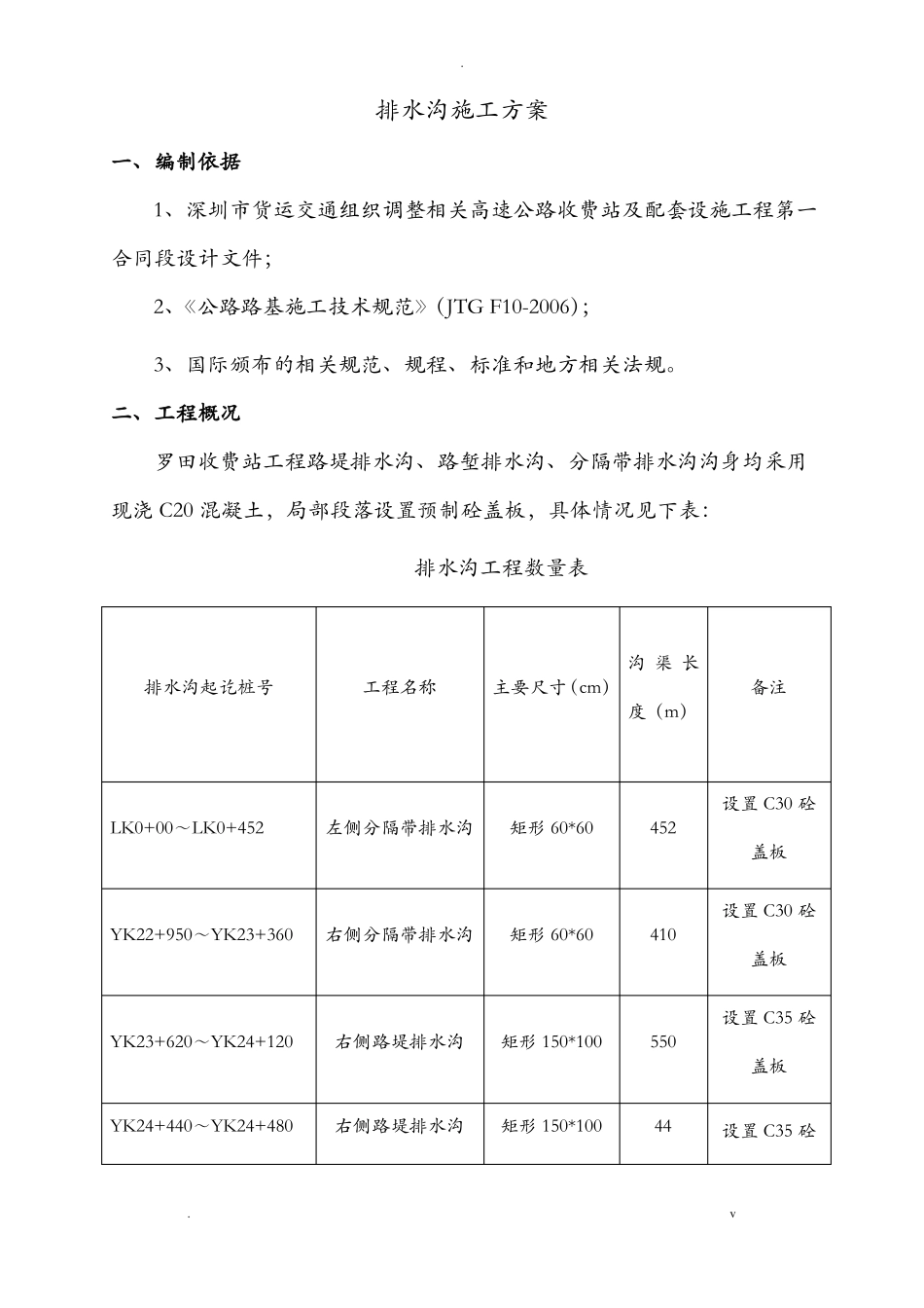 排水沟施工组织设计_第2页