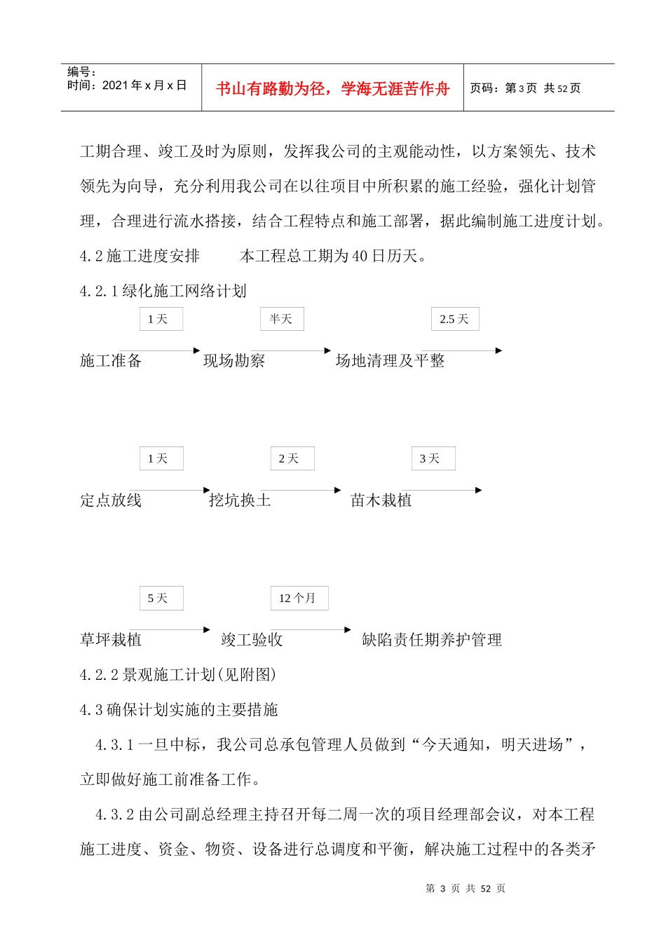 景观绿化工程施工组织设计方案_第3页